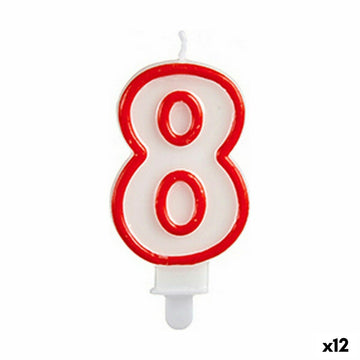 Candle Birthday Number 8 (12 Units)