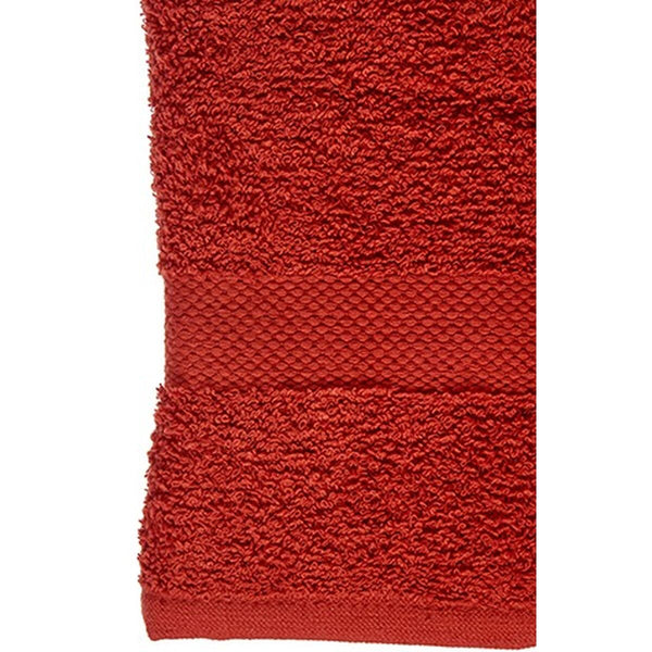 Bath towel Terracotta colour 50 x 90 cm (6 Units)