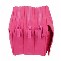 Triple Carry-all Benetton Raspberry 21,5 x 10 x 8 cm Fuchsia