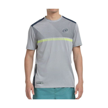 Men’s Short Sleeve T-Shirt Bullpadel Bilao Light grey Padel