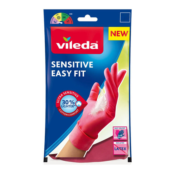 Nitrile gloves Vileda Easy Fit 168412 M