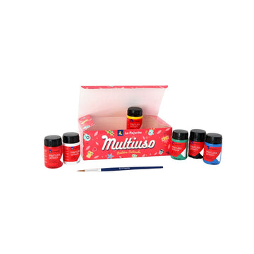 Tempera La Pajarita Multicolour 35 ml (6 Pieces)