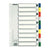 Seperators Esselte Multicolour 10 Sheets Din A4 (50 Units)