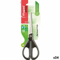 Scissors Maped E4680 Black Stainless steel 17 cm (24 Units)