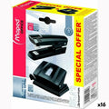 Set Maped 3543 Essentials Rock drill Stapler Black (16 Units)