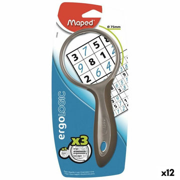 Magnifying glass Maped Ø 7,5 cm (12 Units)