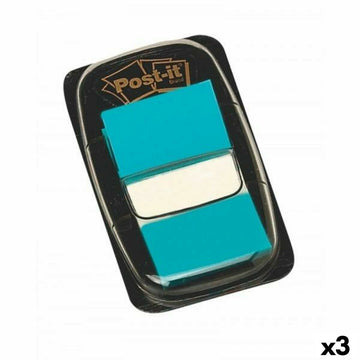 Sticky Notes Post-it Index 25 x 43 mm Blue (3 Units)
