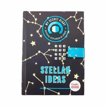Diary with secret code Roymart Stellar Ideas 15 x 20,5 x 3 cm