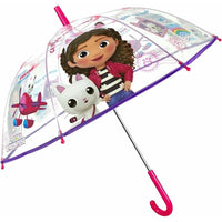 Umbrella Gabby's Dollhouse Multicolour 74 cm (6 Units)