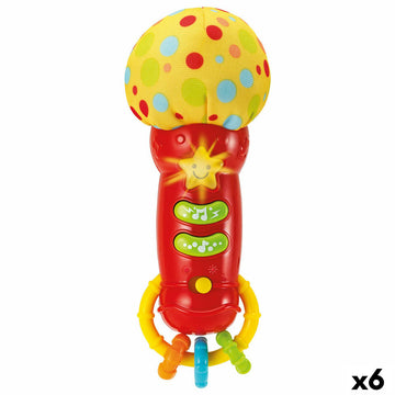 Toy microphone Winfun 6 x 16,5 x 6 cm (6 Units)