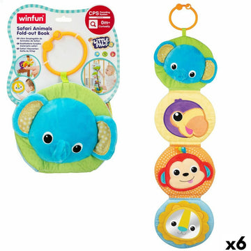 Soft toy book Winfun 17 x 67 x 4,5 cm (6 Units)