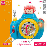 Children's camera Winfun Blue 17 x 16,5 x 8 cm (6 Units)