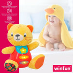 Soft toy with sounds Winfun Cat 16 x 17,5 x 10,5 cm (6 Units)