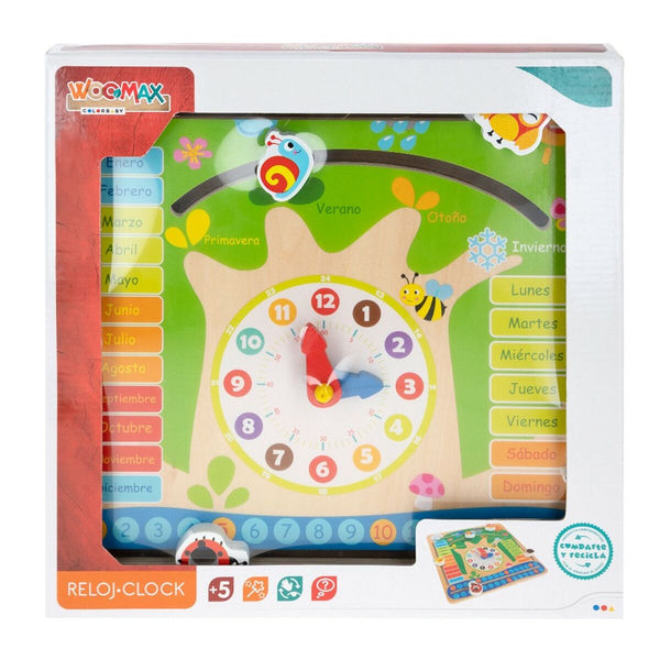 Educational Game Colorbaby Calendar 30 x 30 x 3 cm (6 Units)