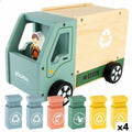 Garbage Truck Woomax Toy 8 Pieces 24 x 15 x 13,5 cm (4 Units)