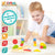 Child's Wooden Puzzle Woomax Shapes + 12 Months 16 Pieces (6 Units)