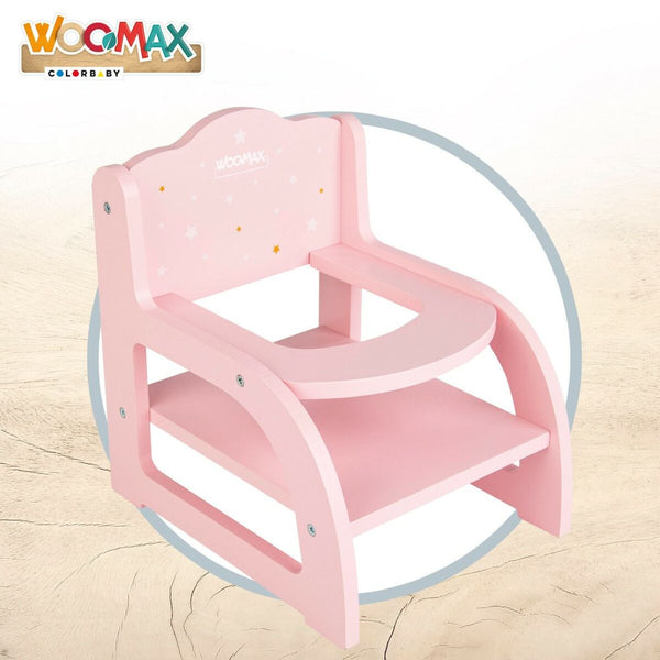 Chair for Dolls Woomax 16,5 x 21 x 20 cm Pink 6 Units