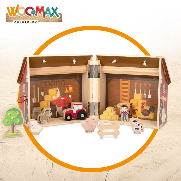 Playset Woomax Farm 9 Pieces 4 Units 19 x 18 x 19 cm