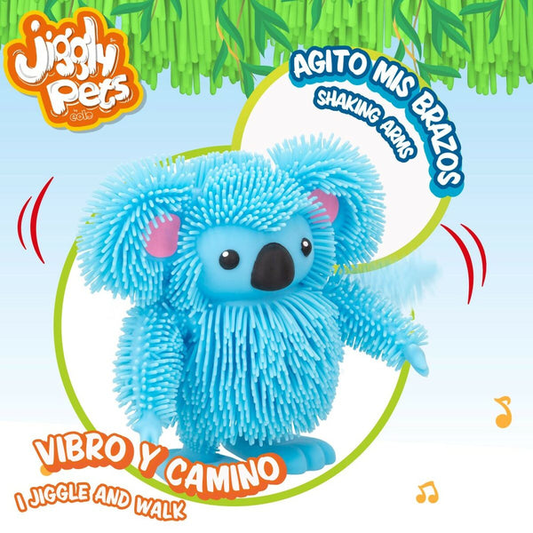 Fluffy toy Eolo Jiggly Pets Koala 18 x 16 x 9,5 cm (4 Units)