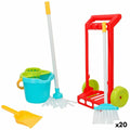 Cleaning Trolley with Accessories Colorbaby 5 Pieces Toy 24,5 x 43,5 x 15 cm (20 Units)