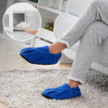 Microwavable Heated Slippers InnovaGoods Blue