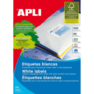 Adhesives/Labels Apli 1277 105 x 42,4 mm 100 Sheets