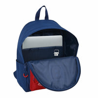 Laptop Backpack Safta University Red Navy Blue (31 x 40 x 16 cm)