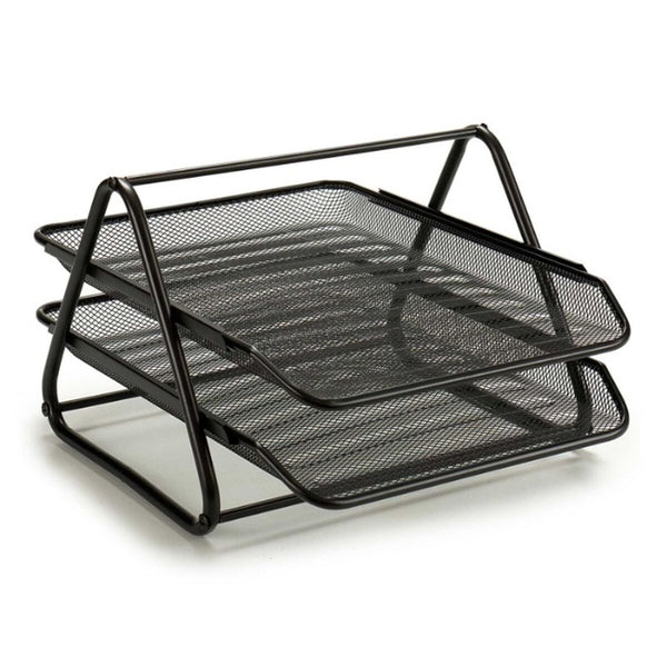 Classification tray Black Metal 30 X 34,5 X 21 cm (6 Units)