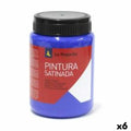 Tempera La Pajarita L-11 Satin finish Azul Océano School (35 ml) (6 Units)